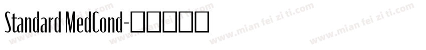 Standard MedCond字体转换